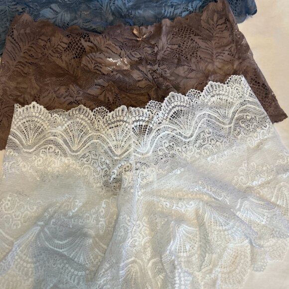 Morvia Lace see through ladies panties size Large L Women’s Underwear Light - Picture 2 of 9